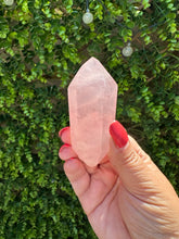 Load image into Gallery viewer, Rose Quartz Double Terminated Point from Madagascar
