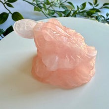 Load image into Gallery viewer, Rose Quartz Money Frog|Toad
