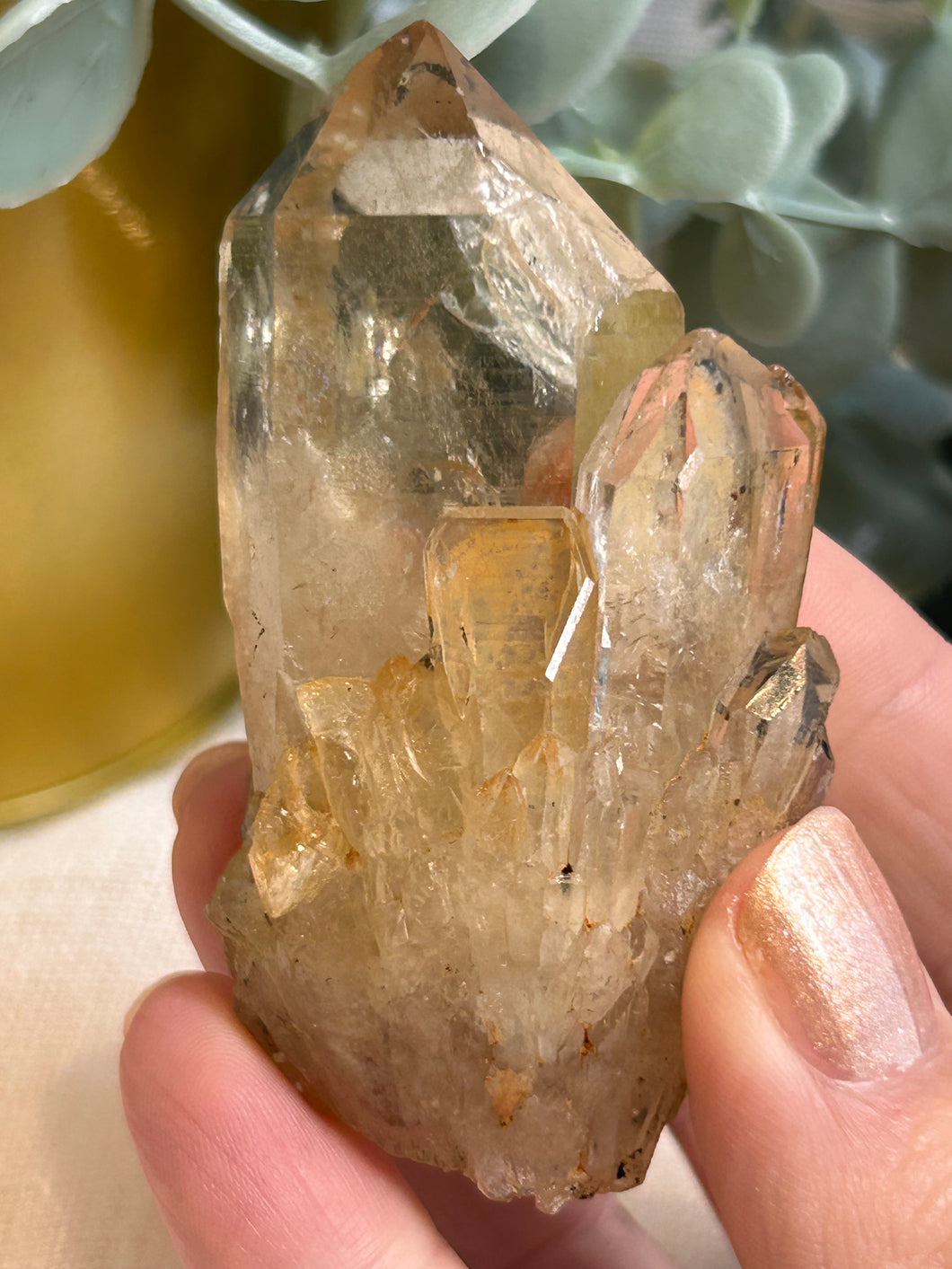 Kundalini Citrine|Raw Crystal|Consciously Sourced|Crystal Cluster