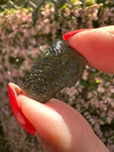 Load image into Gallery viewer, Moldavite Piece from Chlum, Czech Republic
