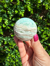 Load image into Gallery viewer, Blue Aragonite Sphere 5.6cm
