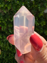 Load image into Gallery viewer, Rose Quartz Double Terminated Point from Madagascar
