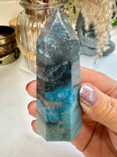 Load image into Gallery viewer, Trolleite Point from Brazil|Natural Trolleite|Crystals from Brazil|Consciously Sourced|Trolleite Tower|Crystal Decor
