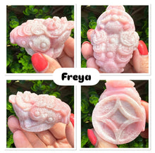 Load image into Gallery viewer, Pink Opal Money Frogs
