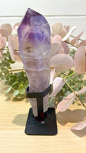 Load image into Gallery viewer, Amethyst Root in Stand|Amethyst from Brazil|Consciously Sourced|Natural Amethyst|Crystal in Stand|Statement Crystal
