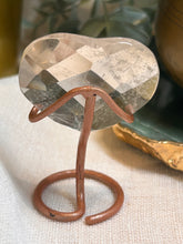 Load image into Gallery viewer, Smokey Quartz Heart on Stand|Crystal Carving|Consciously Sourced|Brazil
