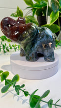 Load image into Gallery viewer, Red Moss Agate Elephant

