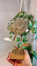 Load image into Gallery viewer, Smokey Quartz Rose Carving on Custom Stand|Home Decor
