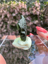 Load image into Gallery viewer, Moldavite Piece from Chlum, Czech Republic
