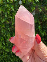 Load image into Gallery viewer, Rose Quartz Double Terminated Point from Madagascar

