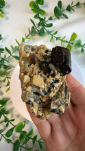 Load image into Gallery viewer, Black Tourmaline on Matrix with Quartz from Erongo
