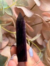 Load image into Gallery viewer, Lepidolite Mica Point|Tower|ConsciouslySourced|Crystal|Flashy
