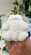 Load image into Gallery viewer, White Sparkley Jade Marble Dragon Turtle
