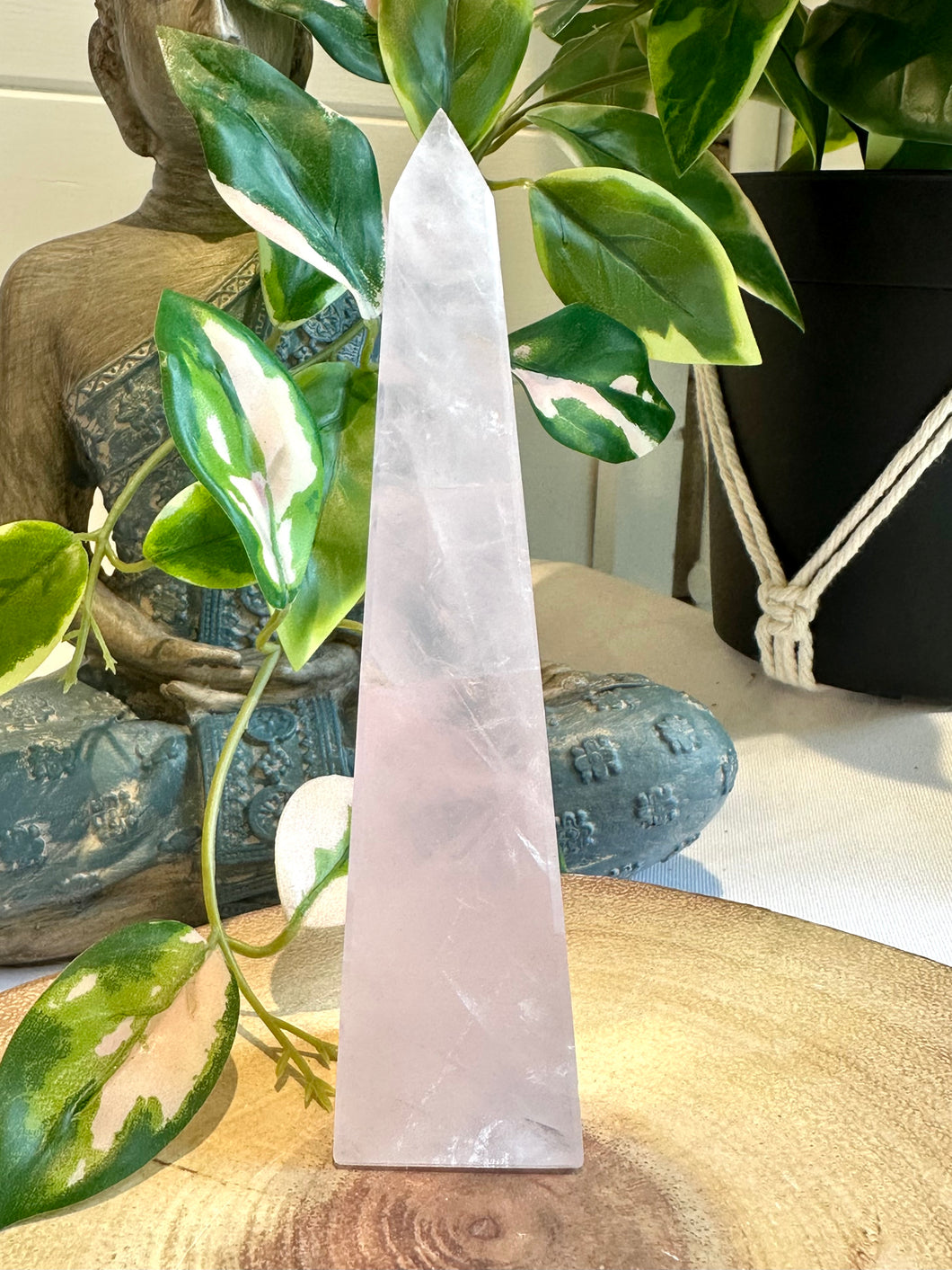 Rose Quartz Obelisk