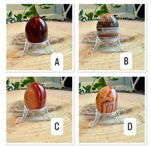 Load image into Gallery viewer, Carnelian Egg with Acrylic Stand
