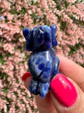 Load image into Gallery viewer, Sodalite Dog Carving|Natural Sodalite|Crystal Carving|Ethically Sourced
