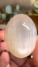 Load image into Gallery viewer, Selenite Pebbles|Consciously Sourced|Crystal Carving
