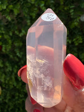 Load image into Gallery viewer, Rose Quartz Double Terminated Point from Madagascar
