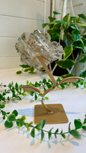 Load image into Gallery viewer, Smokey Quartz Rose Carving on Custom Stand|Home Decor
