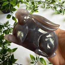 Load image into Gallery viewer, Hand Carved Agate Rabbit|Bunny
