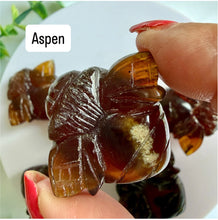 Load image into Gallery viewer, Genuine Sumatra Amber Bee Carvings from Indonesia
