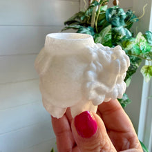 Load image into Gallery viewer, Sparkly White Jade Marble Dragon Turtle Sphere Holders
