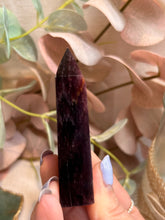 Load image into Gallery viewer, Lepidolite Mica Point|Tower|ConsciouslySourced|Crystal|Flashy
