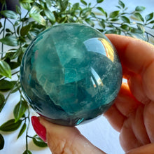 Load image into Gallery viewer, Blue Fluorite Sphere 6cm
