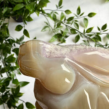 Load image into Gallery viewer, Hand Carved Amethyst Agate Rabbit|Bunny
