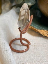 Load image into Gallery viewer, Smokey Quartz Heart on Stand|Crystal Carving|Consciously Sourced|Brazil
