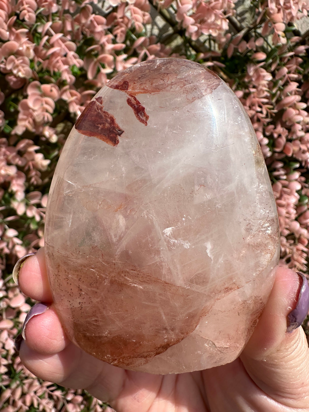 Fire Quartz Freeform from Madagascar|Hematoid Quartz|Natural Fire Quartz|Consciously Sourced