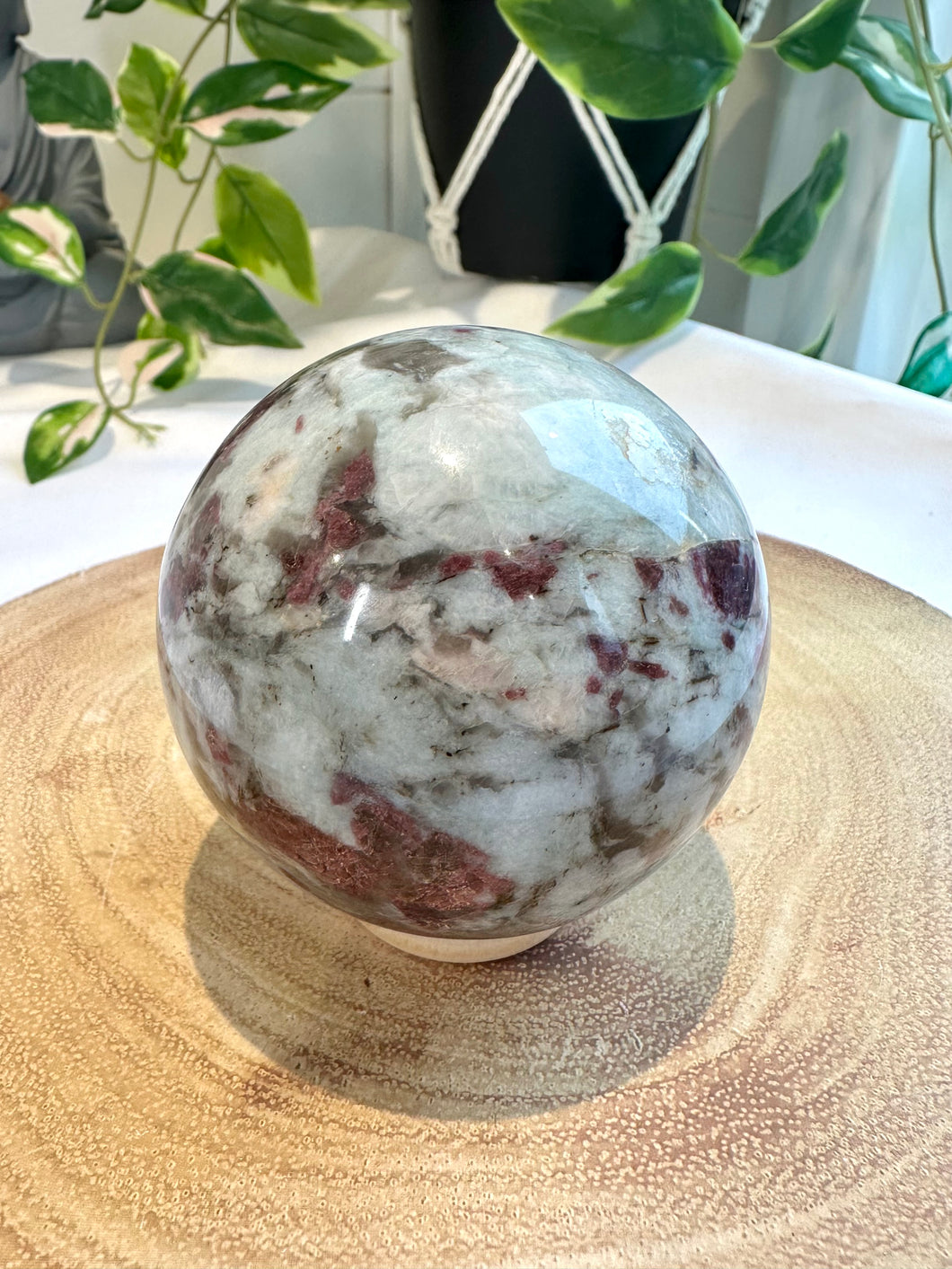 Pink Tourmaline Sphere