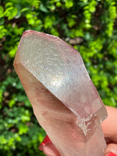 Load image into Gallery viewer, Natural Pink Lemurian Quartz on Custom Stand
