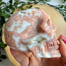 Load image into Gallery viewer, Pink Petal Agate Skull
