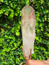 Load image into Gallery viewer, Natural Pink Lemurian Quartz on Custom Stand
