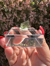 Load image into Gallery viewer, Moldavite Piece from Chlum, Czech Republic
