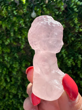 Load image into Gallery viewer, Rose Quartz Buddha Carving
