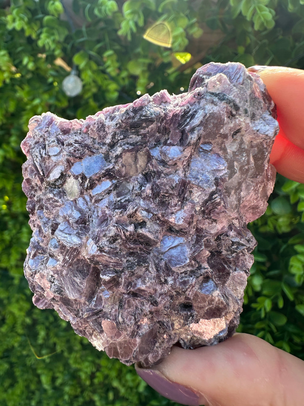 Raw Lepidolite from Brazil|Purple Mica|Natural Lepidolite|Lepidolite Rough|Consciously Sourced