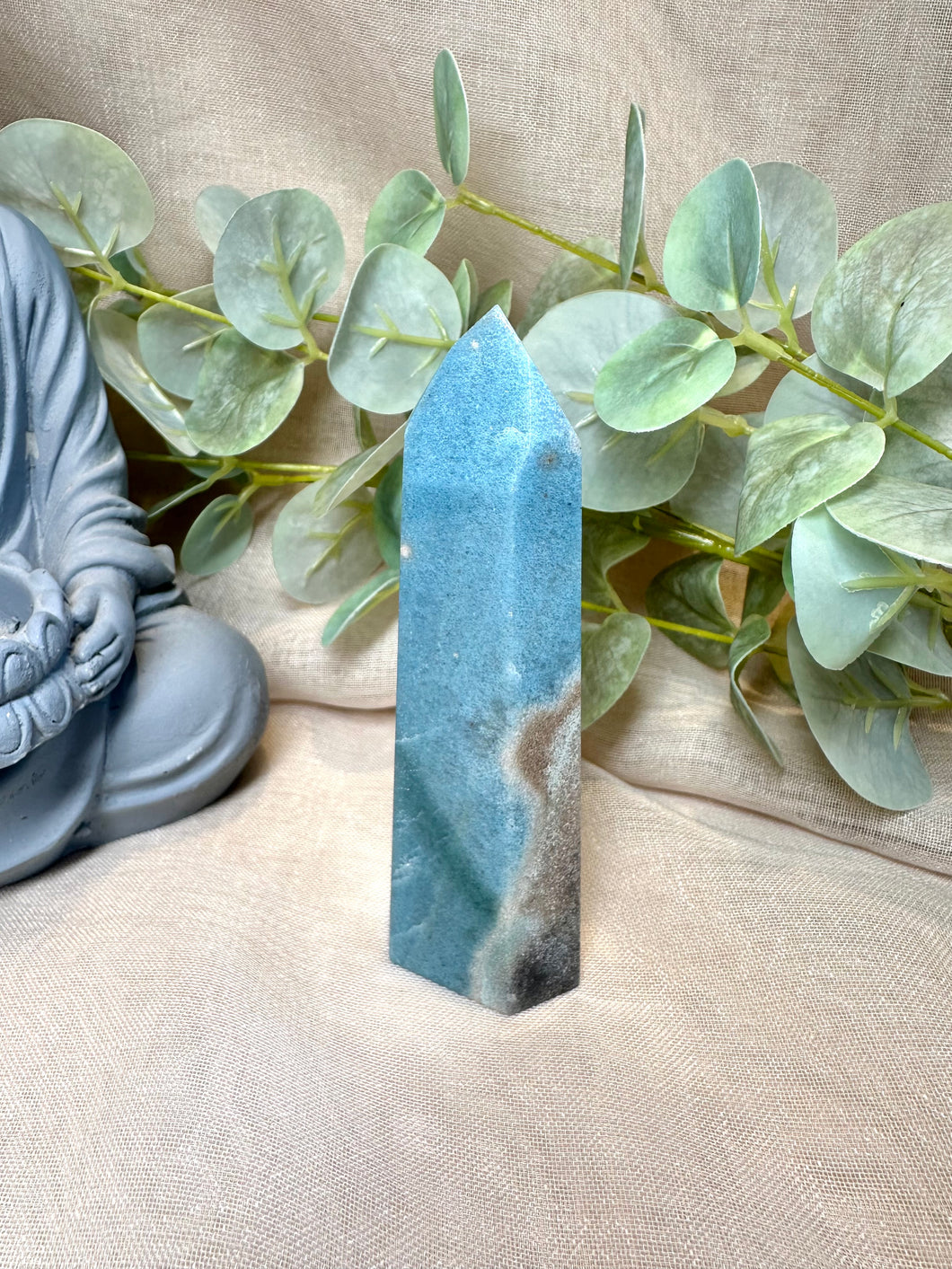 Trolleite Point from Brazil|Natural Trolleite|Crystals from Brazil|Consciously Sourced|Trolleite Tower|Crystal Decor