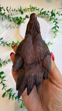 Load image into Gallery viewer, Mookaite Jasper Wolf Head with custom stand|Hand Carved
