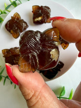 Load image into Gallery viewer, Genuine Sumatra Amber Bee Carvings from Indonesia
