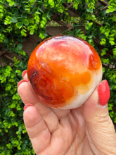 Load image into Gallery viewer, Carnelian Sphere 6.5cm from Madagascar
