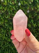 Load image into Gallery viewer, Rose Quartz Double Terminated Point from Madagascar
