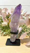 Load image into Gallery viewer, Amethyst Root in Stand|Amethyst from Brazil|Consciously Sourced|Natural Amethyst|Crystal in Stand|Statement Crystal
