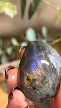 Load image into Gallery viewer, Labradorite Palms (Small)|Consciously Sourced|Crystal Carving
