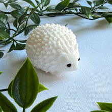 Load image into Gallery viewer, Sparkly White Jade Hedgehog Carving
