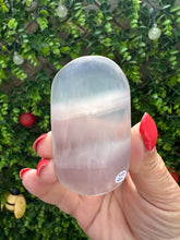 Load image into Gallery viewer, Lilac Fluorite|Lavender Fluorite|Yttrium Fluorite Palm Stone
