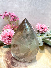 Load image into Gallery viewer, Smokey Quartz Flame from Brazil|High Quality|Consciously Sourced|Crystal Carving|Crystal Healing
