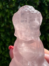 Load image into Gallery viewer, Rose Quartz Buddha Carving
