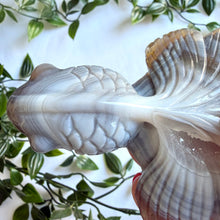 Load image into Gallery viewer, Stunning Banded Agate Hand Carved Fish
